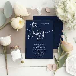 Convites Casamento de Marinhos Moderno Minimalista