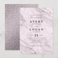 Casamento de Mármaco Roxo Elegante e Literatura