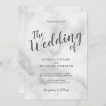 Casamento de Mármore Branco Elegante Clássico