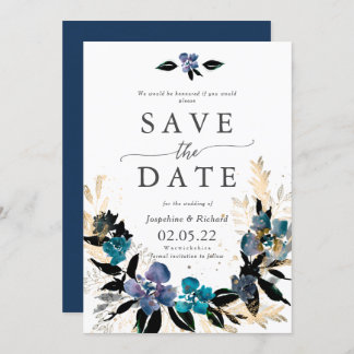 Convites Casamento de modelo de Texto Rústico salvar data