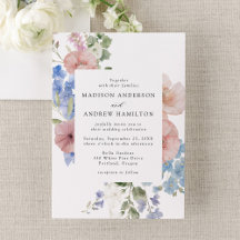 Casamento de Moldura Floral Romântica Elegante