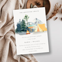 Casamento de Montanha do Camping Rustic Pine Woods