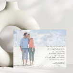 Convites Casamento de Na moda de Sobreposição de Fotografia<br><div class="desc">Convite para Casamento de Na moda de Sobreposição de Fotografia Moderna</div>