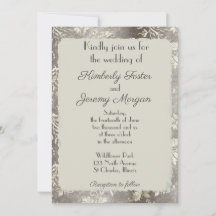 Casamento de na moda Vintage Pewter