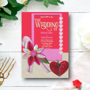 Convites Casamento de Namorados de Na moda romântico elegan