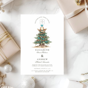 Convites Casamento de Natal do Cowboy Ocidental