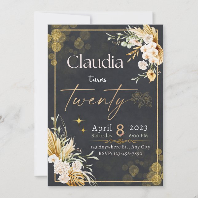 Convites Casamento de Natal do Winter Red Berries (Frente)