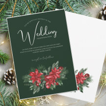 Casamento de Natal Festivo do Winter Emerald Green