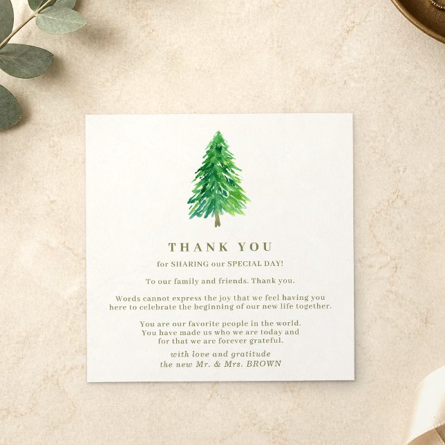 Convites Casamento de Natal Floresta de Árvore de Inverno o (Criador carregado)