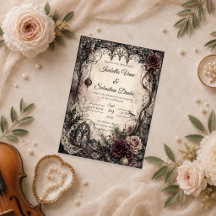 Casamento de Natal Gótico Elegante