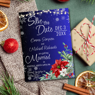 Convites Casamento de Natal Salve a Data