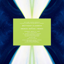 Convites Casamento de Noivas Moderno de Chartreuse