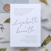 Casamento de Nomes Personalizados Modernos Brancos