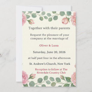 Convites Casamento de Oliver & Luna - Casal de Gatos