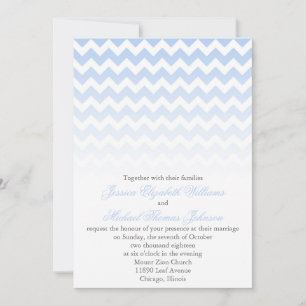 Convites Casamento de Ombre Chevron