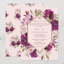 Convites Casamento De Onkar, Sikh Ik Onkar, De Cor Rosa Geo