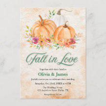 Casamento de Outono Abóbora Enamorada 