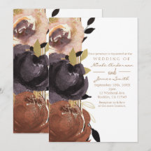 Casamento de Outono Flores Glam Ousadas Floral Mod