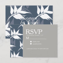 Casamento de Padrão Branco de Folha Botânica Elega