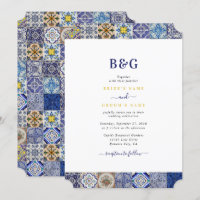 Casamento de Padrão de Azulejos Portugueses do Med