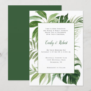 Convites Casamento de Paraíso Tropical