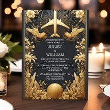 Casamento de Passagem de Passaporte de Bilhete de 