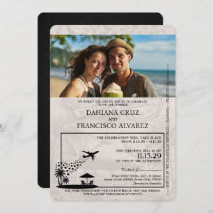 Convites Casamento de Passaporte da República Dominicana Ne