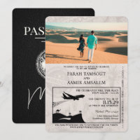 Casamento de Passaporte de Marrocos Negro