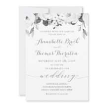 Casamento de Penas de Granizo Preto e Branco