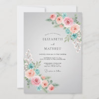 Casamento de Peônia Aqua Coral Macio