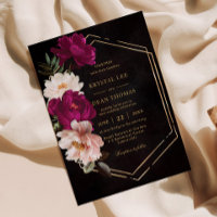 Casamento de Peônias Florais de Blush Flush Moody 