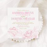 Convites Casamento de Peony Floral Elegante Dourado<br><div class="desc">O convite para casamento de peônias elegantes e românticas design em um esquema de cor de ouro rosa e champanhe.  Formato de cartão quadrado.</div>