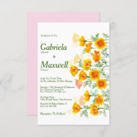 Casamento de pipoca da Califórnia com Aquarela Min