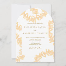 Casamento de Plumeria Laranja