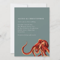 Casamento de Poeira e Teal de Octopus Náutico