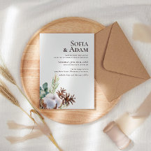 Casamento de Poinsettia Watercolor Floral de inver