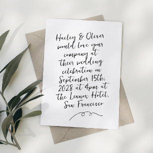 Convites Casamento de Portas Escrivoras Modernas