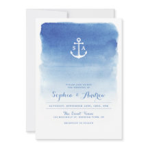 Casamento de praia com âncora náutica moderna