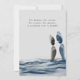 Convites Casamento de Praia Costeira do Oceano Azul