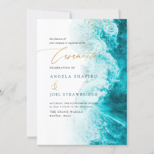 Convites Casamento de Praia da Linha Shoreline Beach do Pix