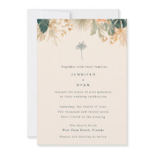 Casamento de Praia Elegante com Palmeira Tropical