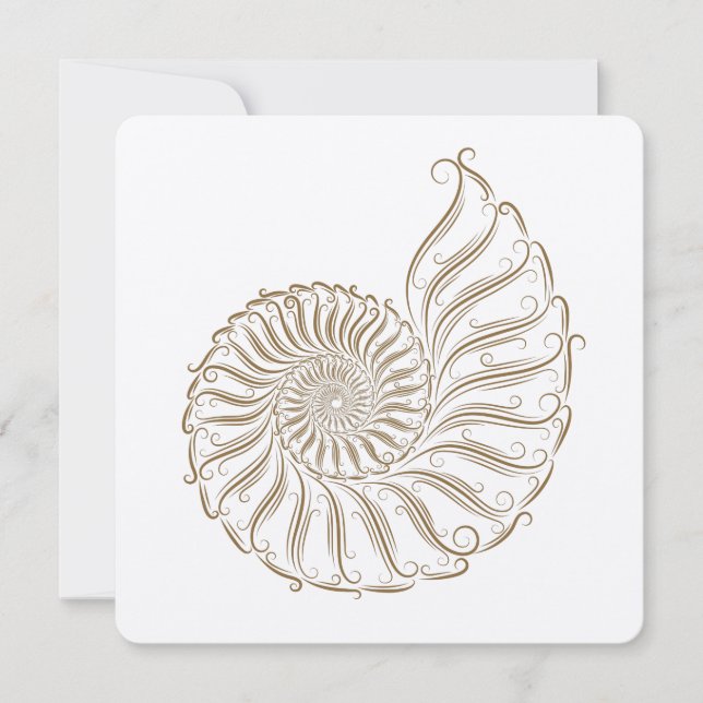 Convites Casamento de praia, etc. Seu cenário de opções - S (Frente)