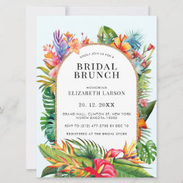 Convites Casamento de Praia Floral Tropical Folaves