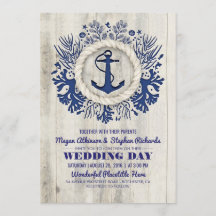 Casamento de Praia Rústica da Âncora Náutica do ma