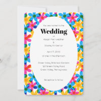 Casamento de Primavera com Flores Hippie Brilhante