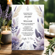 Casamento de Primavera de de Verão de Lavanda de a