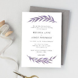 Convites Casamento de primavera de redação formal de ramifi