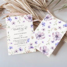 Casamento de primavera Floral Violeta Roxa lavanda