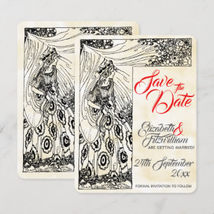 Convites Casamento de Princesa de Conto de Fadas Salve a Da