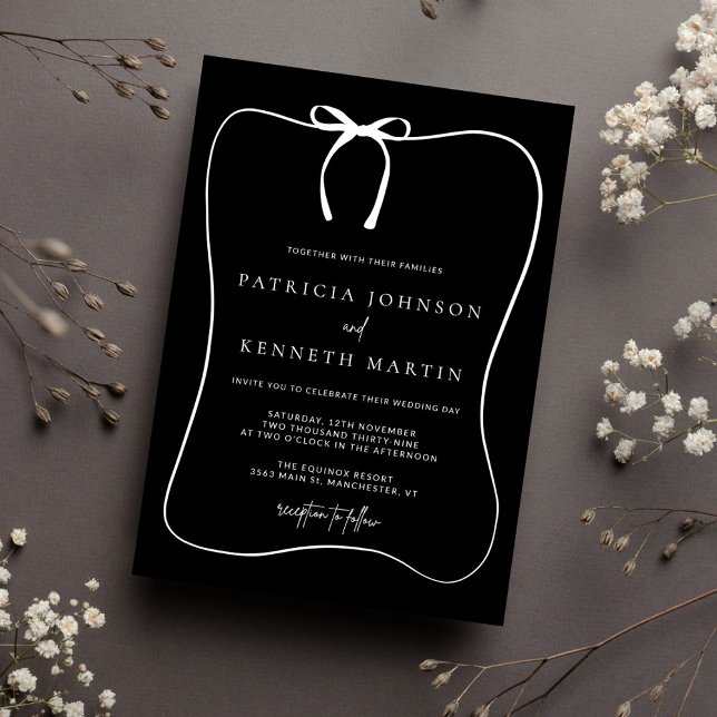 Convites Casamento de Quadros de Arcos de Arte de Linha Bra (Criador carregado)